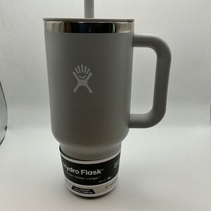 Hydro Flask 32 oz All Around Travel Tumbler Birch Handle Straw Lid NEW